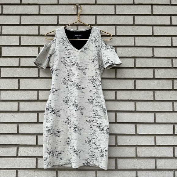 Fifteen Twenty Knit Fitted Cold Shoulder Dress - Picture 2 of 9